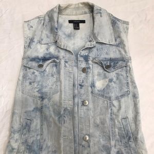 Forever 21 Denim Jean Vest